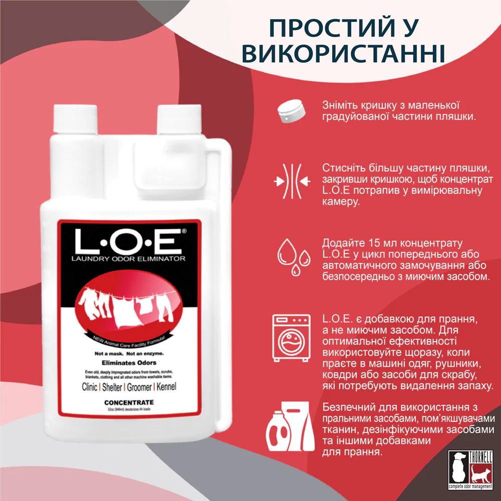 Нейтралізатор запаху для білизни ODORCIDE® L.O.E.