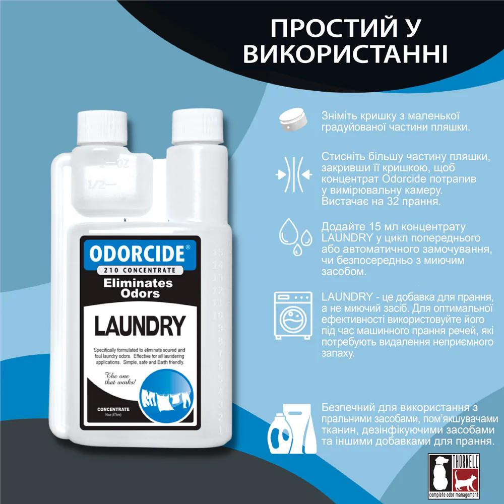 Нейтралізатор запаху для білизни ODORCIDE® Laundry